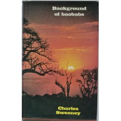 Background of baobabs