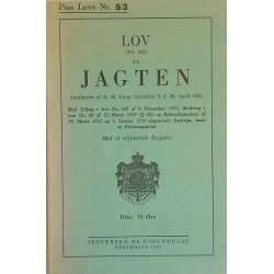 Lov nr. 145 om Jagten