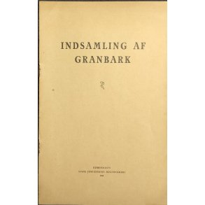 Indsamling af granbark