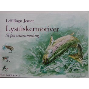 Lystfiskermotiver til porcelnsmaling