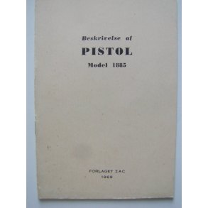 Beskrivelse af Pistol Model 1885