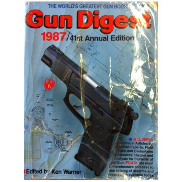 Gun Digest 1987 Tidl. Biblioteksbog Ottowa