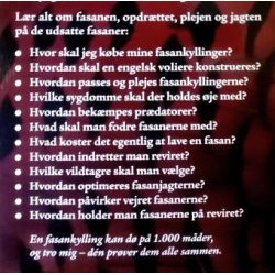 Jagtfasanen - opdr�t, uds�tning, jagt