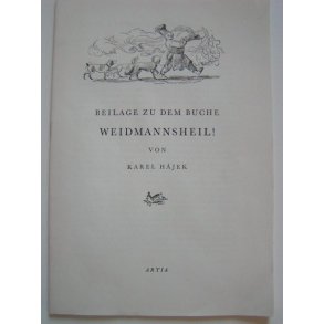 Beilage zu dem Buche Weidmannsheil!