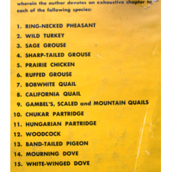 American Game Birds of Field and Forest