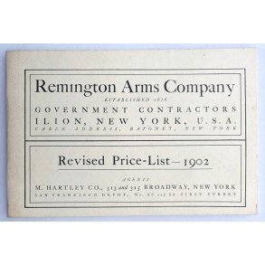 Remington Arms Company - Price List 1902