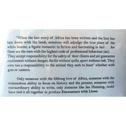Encounters with Lions (nummereret &amp; signeret udg.)