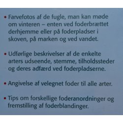 Fugle ved foderbr�ttet - artsbestemmelse og fodring