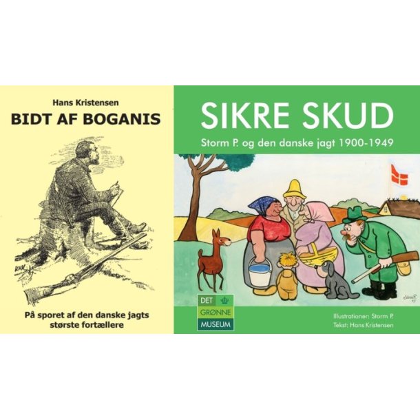 SRTILBUD: Sikre skud + Bidt af Boganis SPAR 75,- KR.